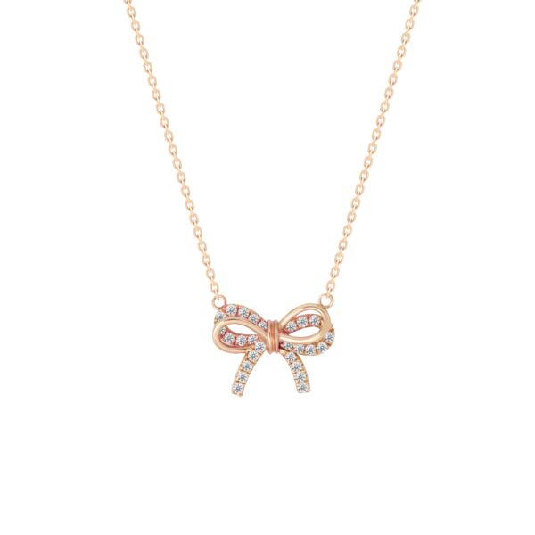 Rosa Eleganza Necklace in 18K Rose Gold
