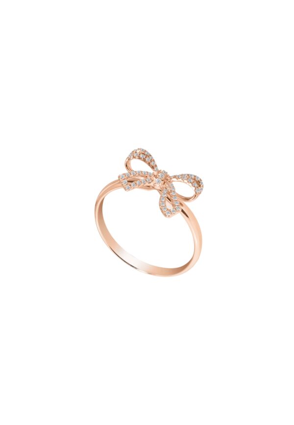 Rosa Eleganza Ring in 18K Rose Gold