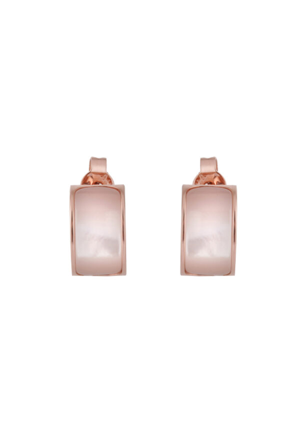 MOP Charming Earrings in 18K Rose Gold