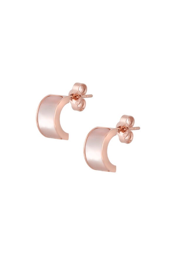MOP Charming Earrings in 18K Rose Gold