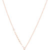 MOP Dual-Sided Circle Necklace in 18K Rose Gold