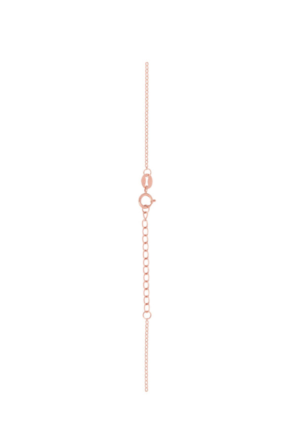 MOP Key Necklace in 18K Rose Gold