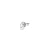 One Piece Stud Earring in 18K White Gold
