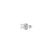 One Piece Stud Earring in 18K White Gold