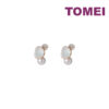 Pearl With MOP Earrings in 18K Rose Gold