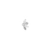 One Piece Stud Earring in 18K White Gold