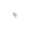 One Piece Stud Earring in 18K White Gold