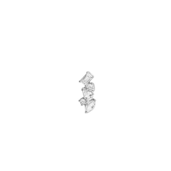 Diamond Pendant in 18K White Gold