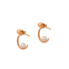 The Ethereal Pearl Earrings 18K Rose Gold