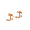 The Ethereal Pearl Earrings 18K Rose Gold