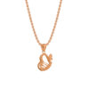 Heart Pendant in 18K Rose Gold