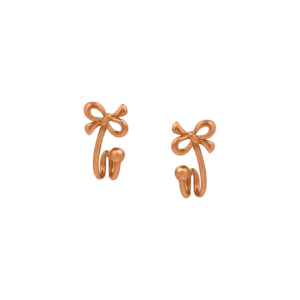 Dainty Earrings in 18K Rose Gold
