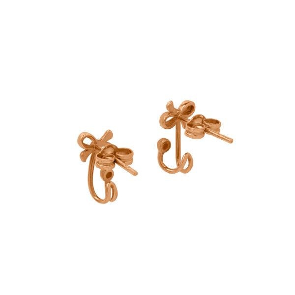 Dainty Earrings in 18K Rose Gold