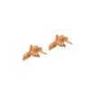 Mermaid Tails Earrings in 18K Rose Gold