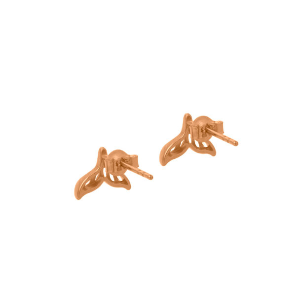 Mermaid Tails Earrings in 18K Rose Gold