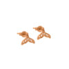 Mermaid Tails Earrings in 18K Rose Gold