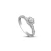 Le Lumiere PRINCESS Ring in 18K White Gold