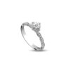 Le Lumiere PRINCESS Ring in 18K White Gold