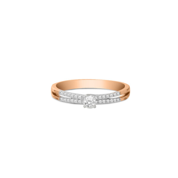 Promesse Ring in 18K Dual-Tone