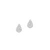 Diamond Earrings in 18K White Gold