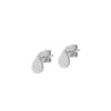 Diamond Earrings in 18K White Gold