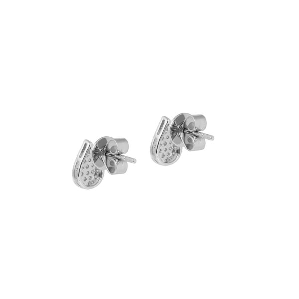 Diamond Earrings in 18K White Gold