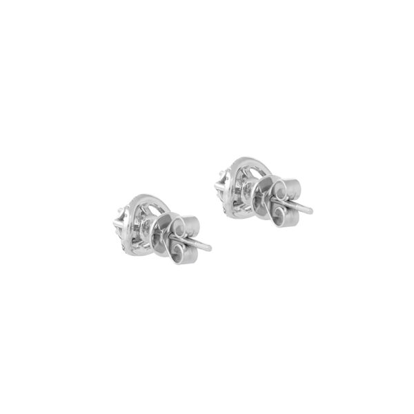 Diamond Earrings in 18K White Gold