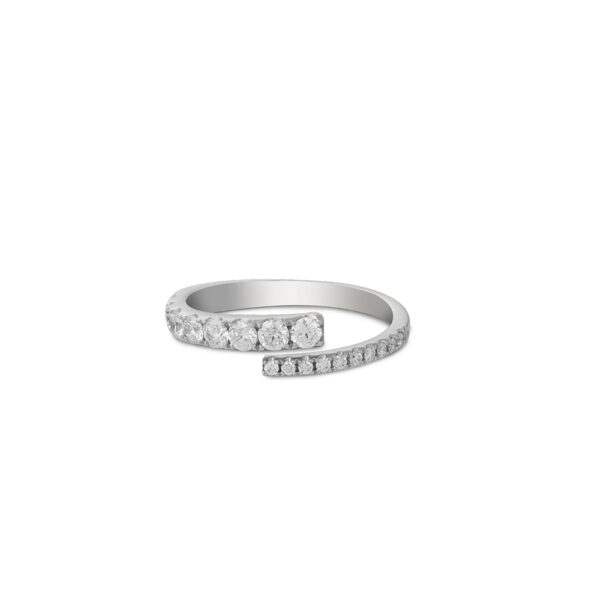 Le Lumiere ETERNITY Ring in 18K White Gold