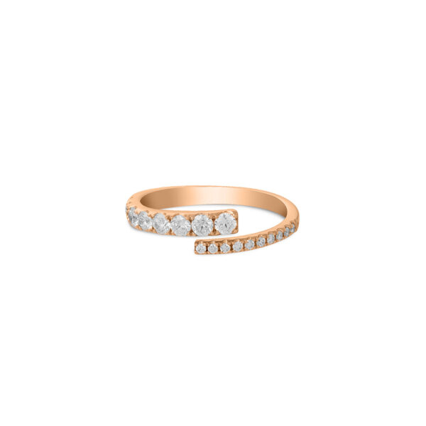 Le Lumiere ETERNITY Ring in 18K Rose Gold