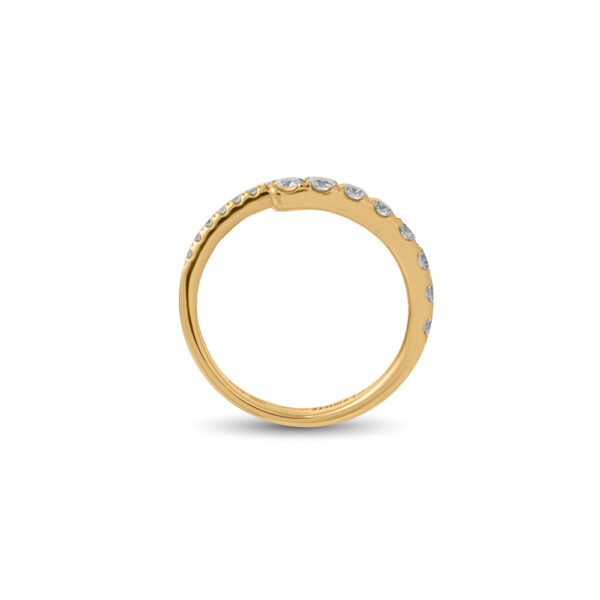 Le Lumiere ETERNITY Ring in 18K Yellow Gold