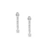 Diamond Earrings in 18K White Gold