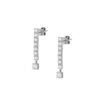 Diamond Earrings in 18K White Gold
