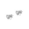 Diamond Earrings in 18K White Gold