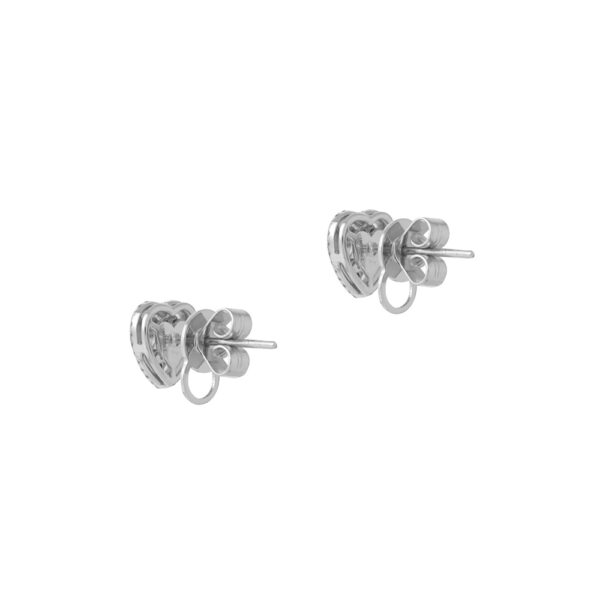 Diamond Earrings in 18K White Gold