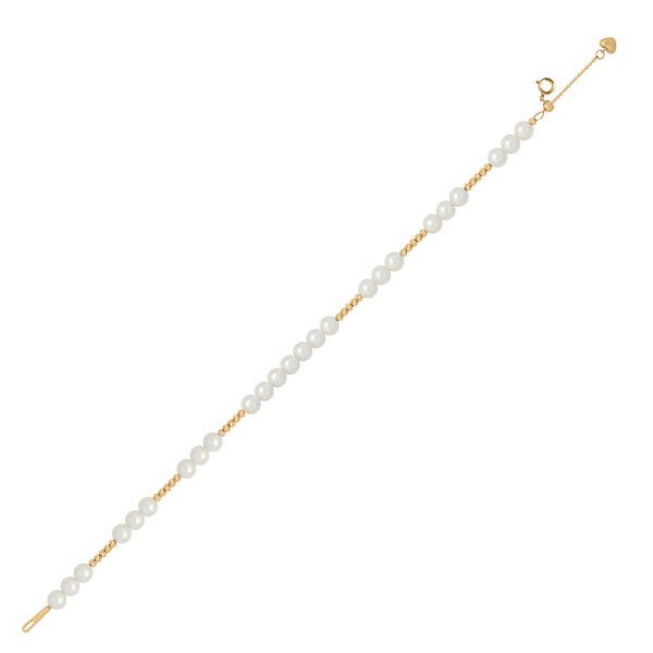 Pearl Bracelet in 18K Yellow Gold