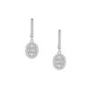 Diamond Earrings in 18K White Gold