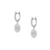 Diamond Earrings in 18K White Gold