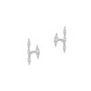 Diamond Earrings in 18K White Gold