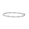 Diamond Bangle in 18K White Gold