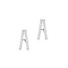 Diamond Earrings in 18K White Gold