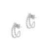 Diamond Earrings in 18K White Gold