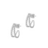 Diamond Earrings in 18K White Gold