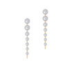 Akoya Pearl Earrings in 18K Yellow Gold