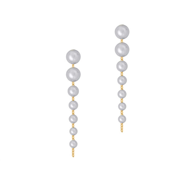 Akoya Pearl Earrings in 18K Yellow Gold