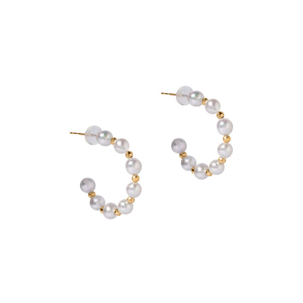 Akoya Pearl Earrings in 18K Yellow Gold