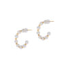 Akoya Pearl Earrings in 18K Yellow Gold