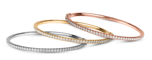 ETERNITY Bangle Trio  In White Gold