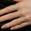 ETERNITY Fancy Ring in White Gold