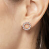 ETERNITY Glow Earrings in White Gold