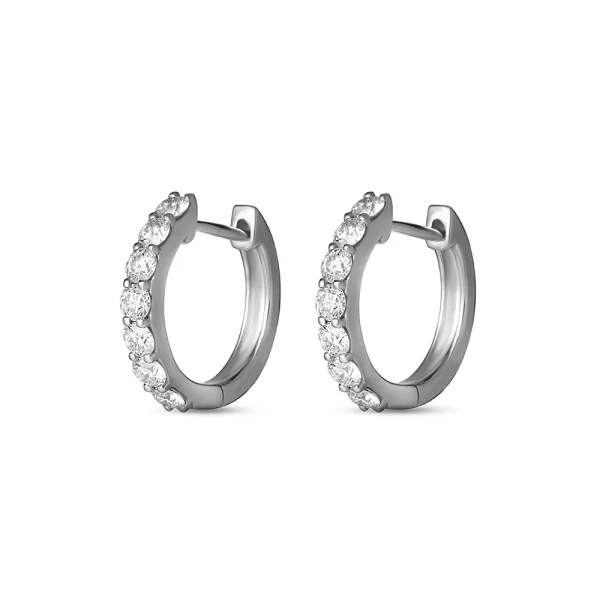 ETERNITY Earrings  In White Gold